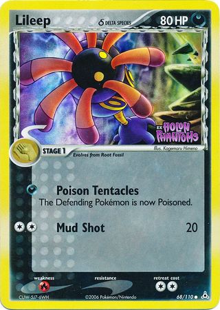 Lileep (68/110) (Delta Species) (Stamped) [EX: Holon Phantoms] | Game Master's Emporium (The New GME)