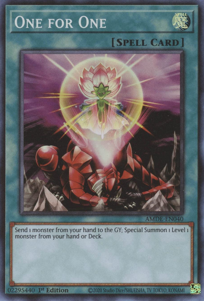 One for One [AMDE-EN040] Super Rare | Game Master's Emporium (The New GME)