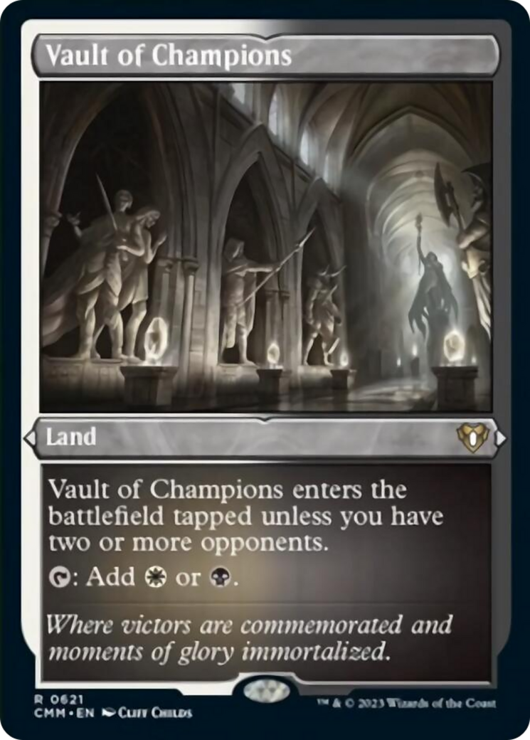 Vault of Champions (Foil Etched) [Commander Masters] | Game Master's Emporium (The New GME)