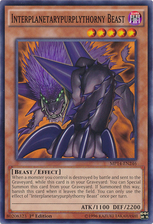 Interplanetarypurplythorny Beast [MP14-EN246] Common | Game Master's Emporium (The New GME)