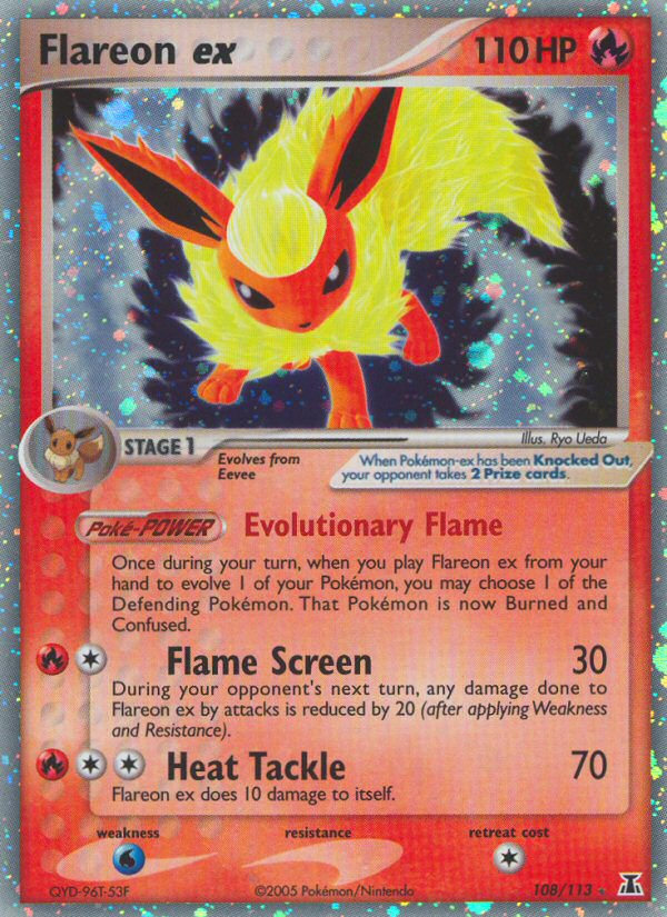 Flareon ex (108/113) [EX: Delta Species] | Game Master's Emporium (The New GME)