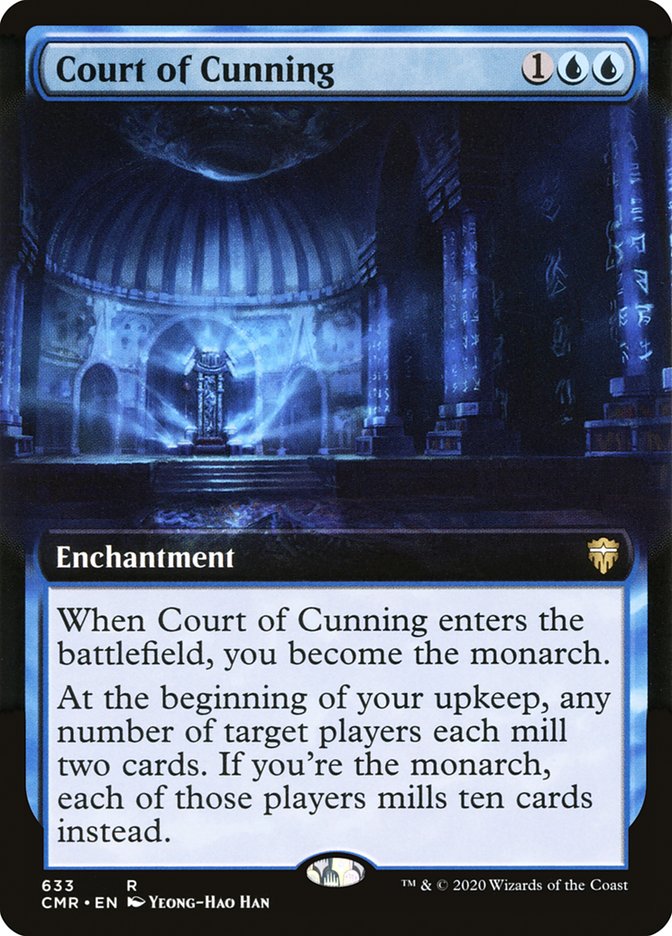 Court of Cunning (Extended Art) [Commander Legends] | Game Master's Emporium (The New GME)