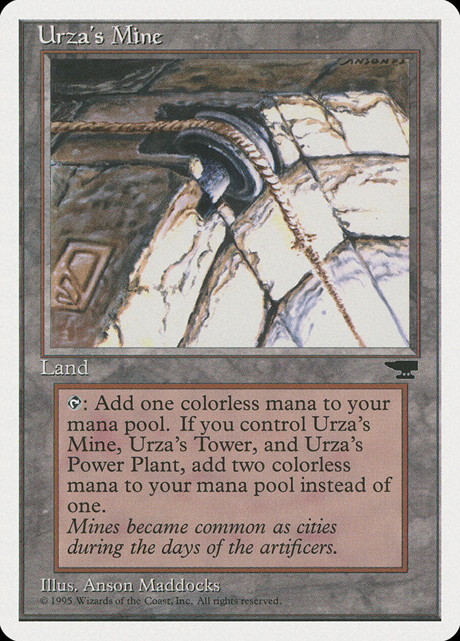 Urza's Mine (Pulley Embedded in Stone) [Chronicles] | Game Master's Emporium (The New GME)