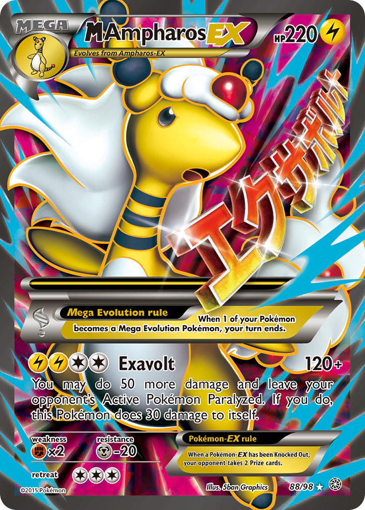 M Ampharos EX (88/98) [XY: Ancient Origins] | Game Master's Emporium (The New GME)