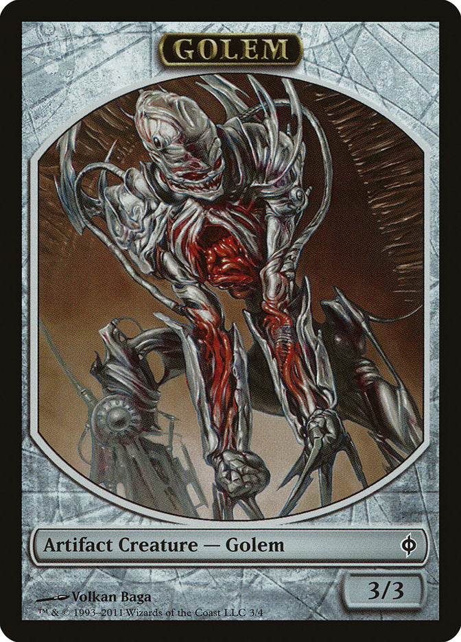 Golem Token [New Phyrexia Tokens] | Game Master's Emporium (The New GME)