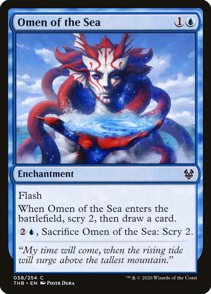 Omen of the Sea [Theros Beyond Death] | Game Master's Emporium (The New GME)