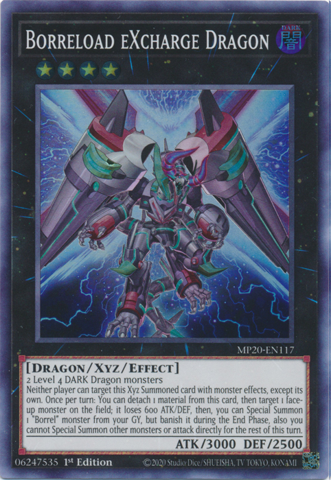 Borreload eXcharge Dragon [MP20-EN117] Super Rare | Game Master's Emporium (The New GME)