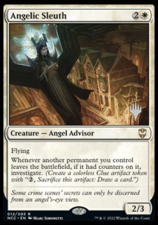 Angelic Sleuth (Promo Pack) [Streets of New Capenna Commander Promos] | Game Master's Emporium (The New GME)