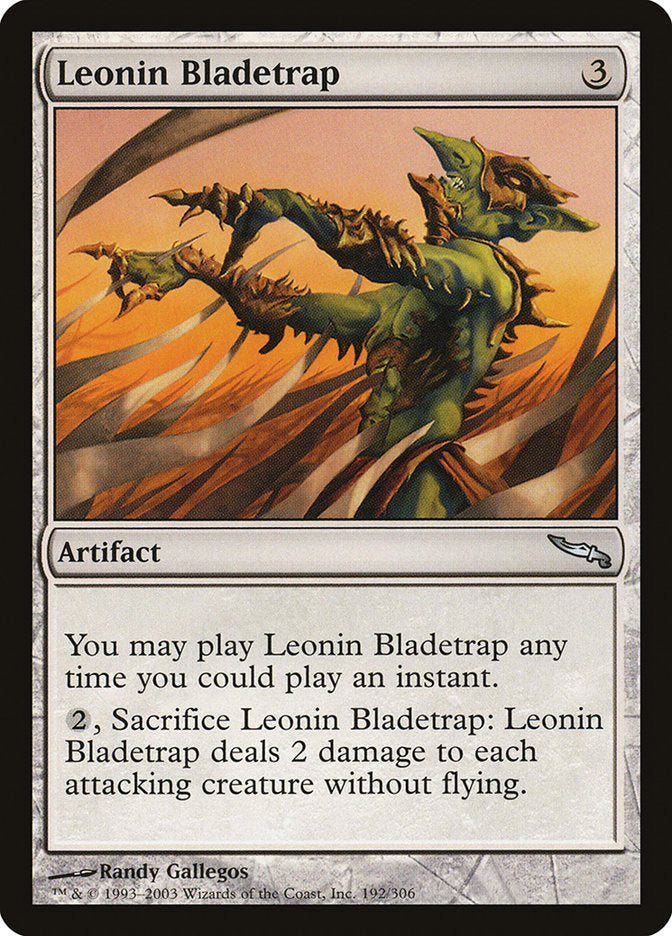 Leonin Bladetrap [Mirrodin] | Game Master's Emporium (The New GME)