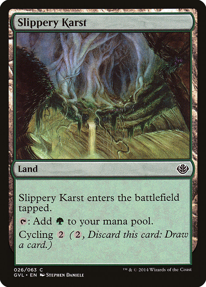 Slippery Karst (Garruk vs. Liliana) [Duel Decks Anthology] | Game Master's Emporium (The New GME)