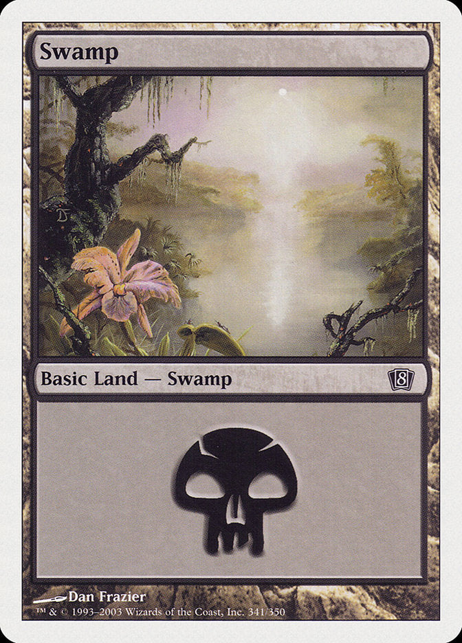 Swamp (341) [Eighth Edition] | Game Master's Emporium (The New GME)