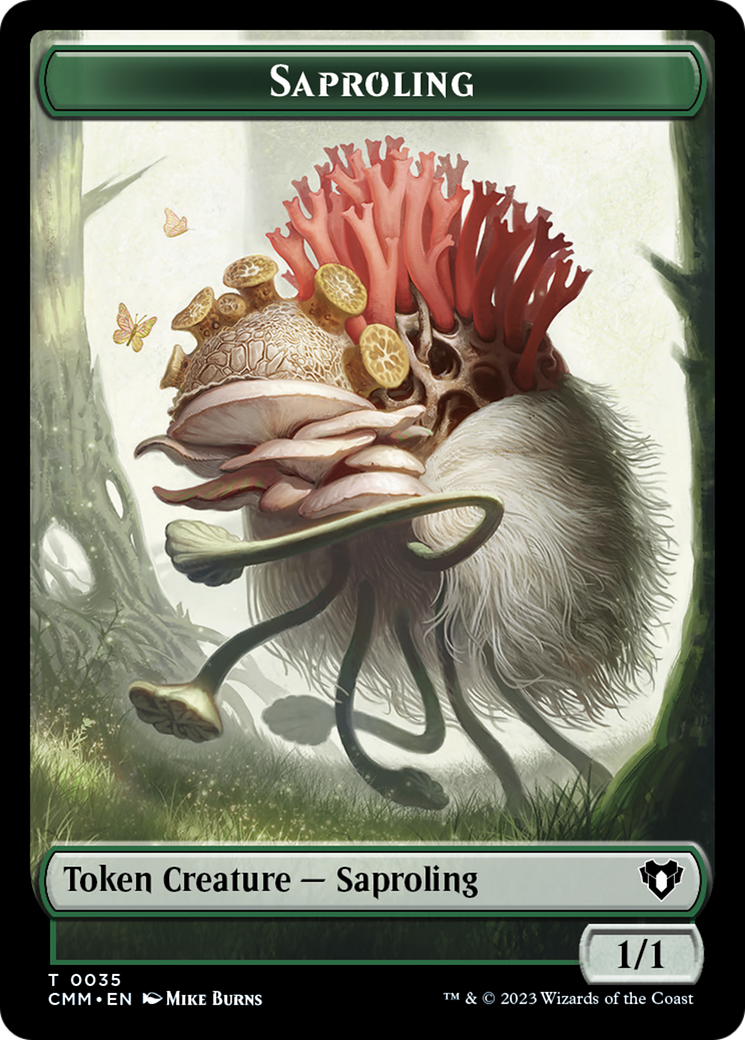 Saproling Token [Commander Masters Tokens] | Game Master's Emporium (The New GME)