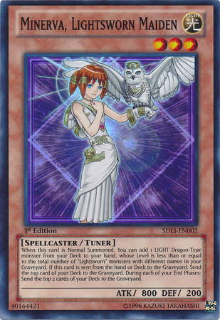 Minerva, Lightsworn Maiden [SDLI-EN002] Super Rare | Game Master's Emporium (The New GME)