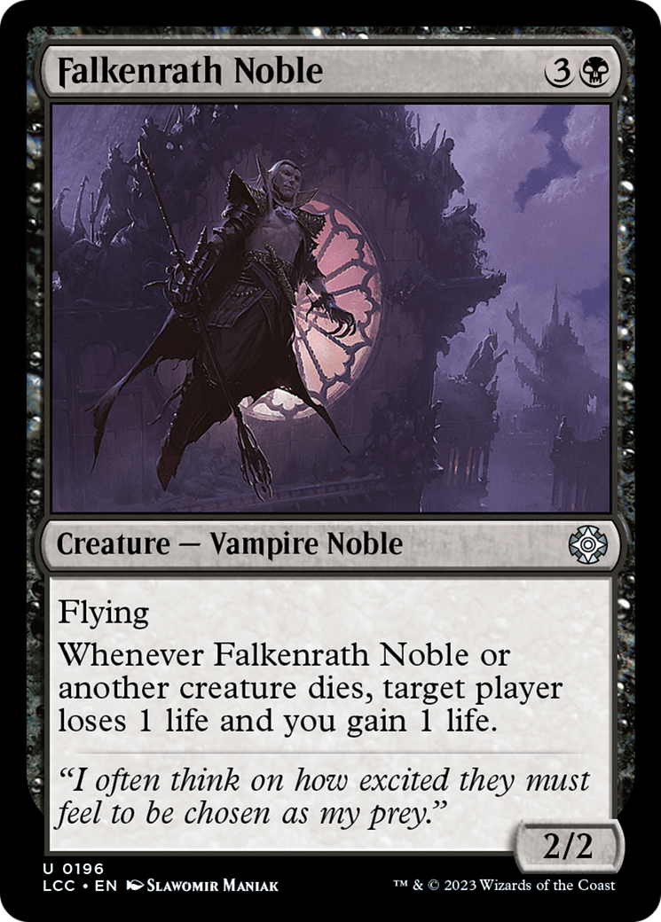 Falkenrath Noble [The Lost Caverns of Ixalan Commander] | Game Master's Emporium (The New GME)