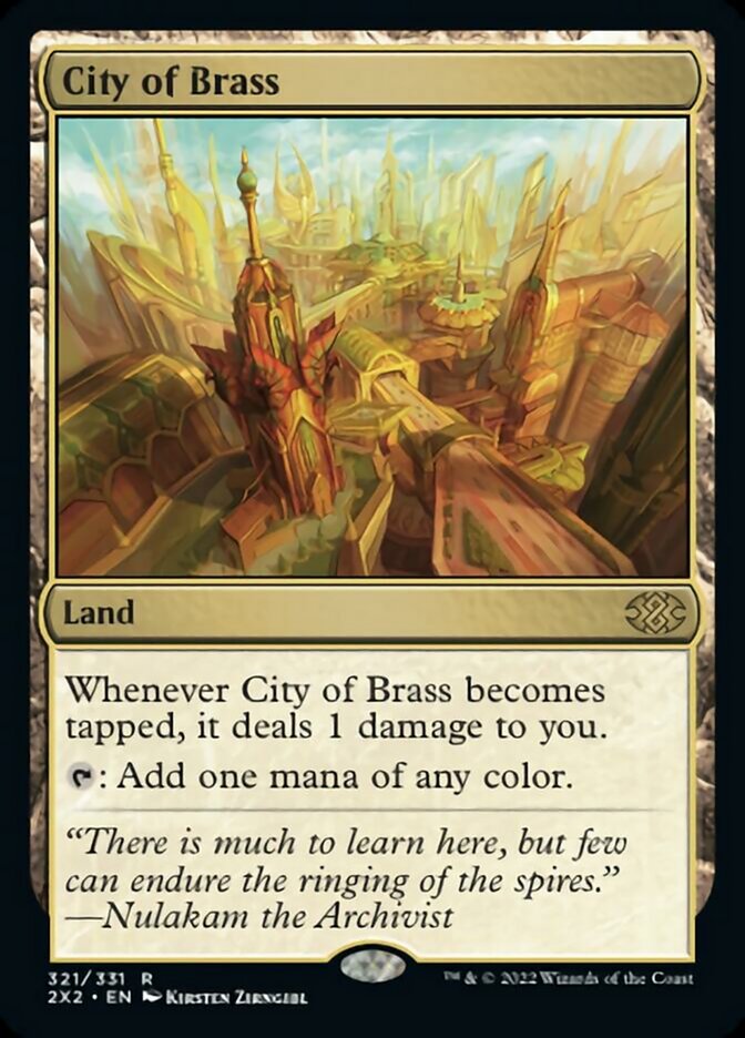 City of Brass [Double Masters 2022] | Game Master's Emporium (The New GME)