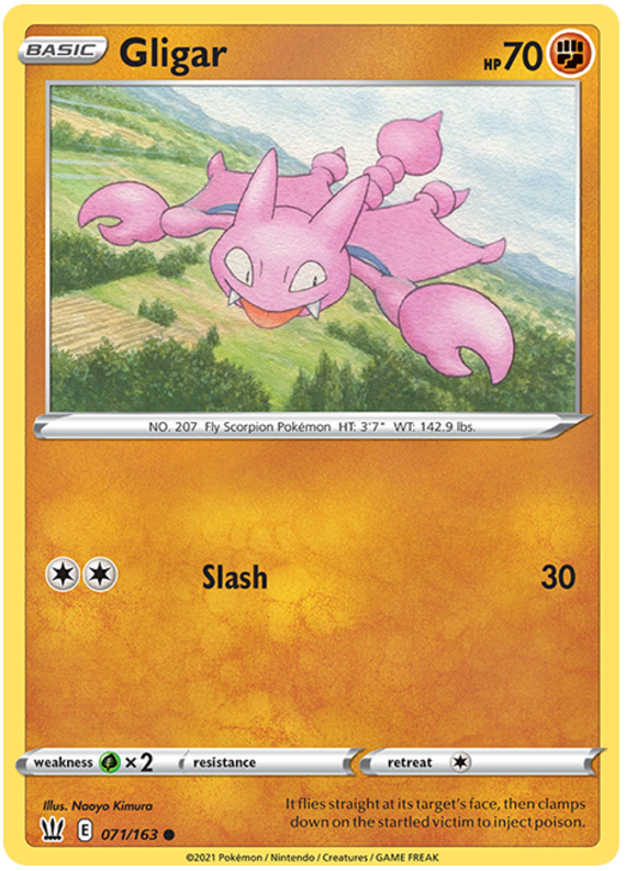 Gligar (071/163) [Sword & Shield: Battle Styles] | Game Master's Emporium (The New GME)