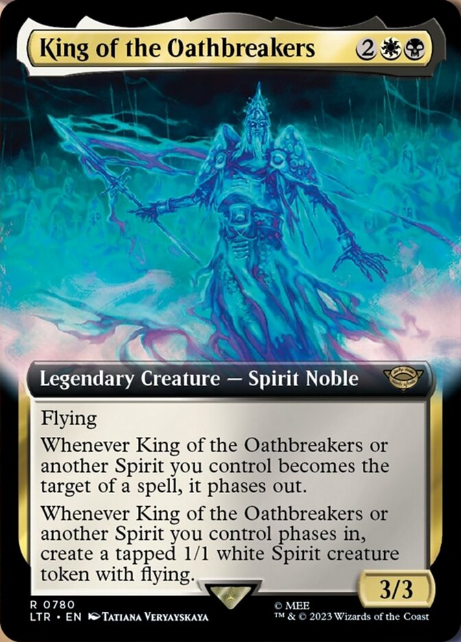 King of the Oathbreakers (Extended Art) (Surge Foil) [The Lord of the Rings: Tales of Middle-Earth] | Game Master's Emporium (The New GME)