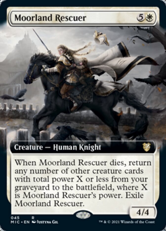 Moorland Rescuer (Extended Art) [Innistrad: Midnight Hunt Commander] | Game Master's Emporium (The New GME)