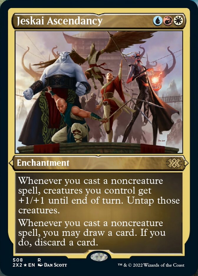 Jeskai Ascendancy (Foil Etched) [Double Masters 2022] | Game Master's Emporium (The New GME)