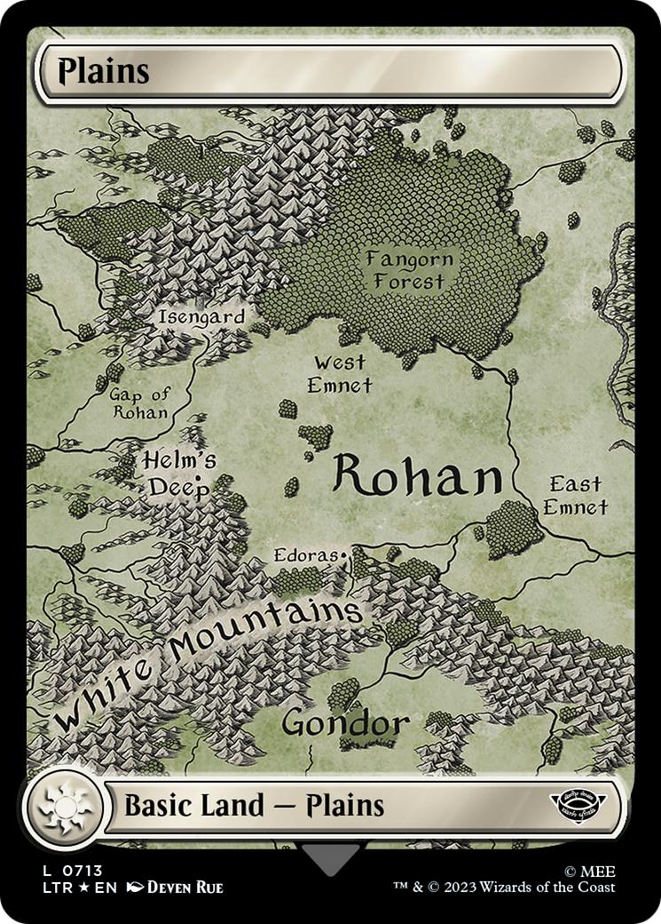 Plains (0713) (Surge Foil) [The Lord of the Rings: Tales of Middle-Earth] | Game Master's Emporium (The New GME)