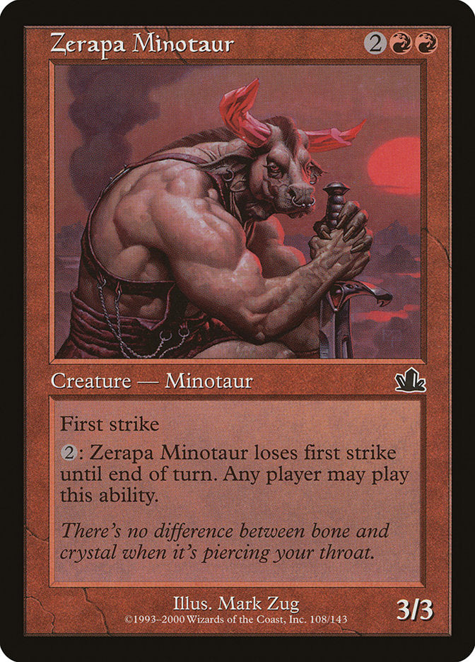 Zerapa Minotaur [Prophecy] | Game Master's Emporium (The New GME)