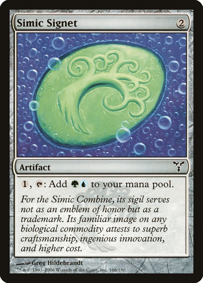 Simic Signet [Dissension] | Game Master's Emporium (The New GME)