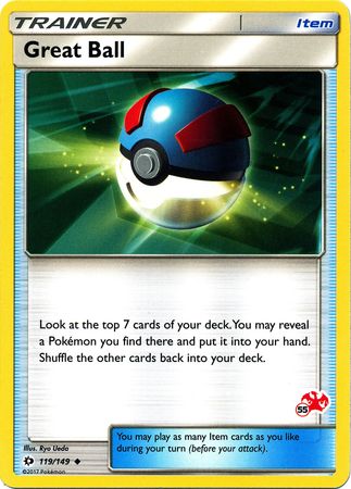 Great Ball (119/149) (Charizard Stamp #55) [Battle Academy 2020] | Game Master's Emporium (The New GME)