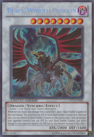 Black-Winged Dragon [CT07-EN002] Secret Rare | Game Master's Emporium (The New GME)