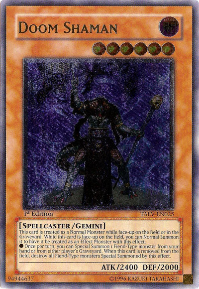 Doom Shaman [TAEV-EN025] Ultimate Rare | Game Master's Emporium (The New GME)