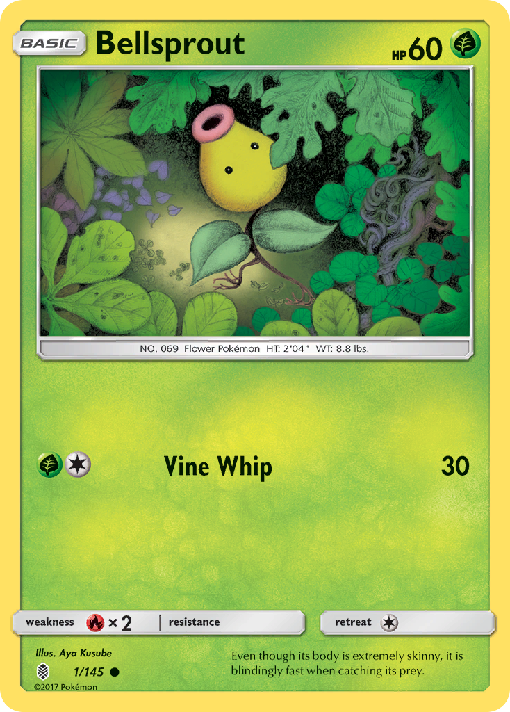 Bellsprout (1/145) [Sun & Moon: Guardians Rising] | Game Master's Emporium (The New GME)