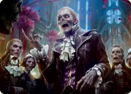 Undead Butler Art Card [Innistrad: Crimson Vow Art Series] | Game Master's Emporium (The New GME)