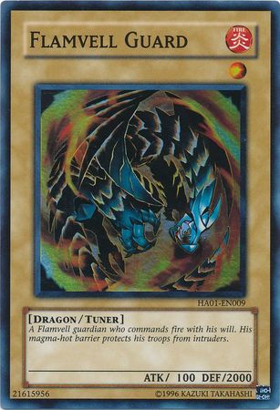 Flamvell Guard [HA01-EN009] Super Rare | Game Master's Emporium (The New GME)