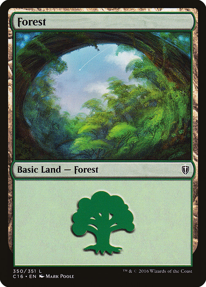 Forest (350) [Commander 2016] | Game Master's Emporium (The New GME)