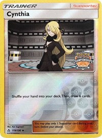 Cynthia (119/156) (Regional Championship Promo) [Sun & Moon: Ultra Prism] | Game Master's Emporium (The New GME)