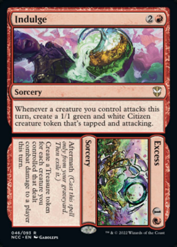 Indulge // Excess [Streets of New Capenna Commander] | Game Master's Emporium (The New GME)