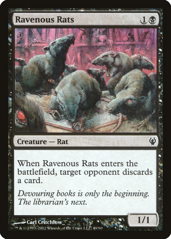 Ravenous Rats [Duel Decks: Izzet vs. Golgari] | Game Master's Emporium (The New GME)
