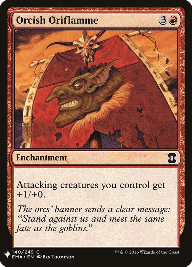 Orcish Oriflamme [Mystery Booster] | Game Master's Emporium (The New GME)