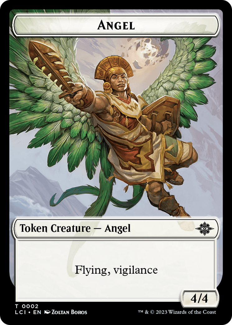 Angel Token [The Lost Caverns of Ixalan Tokens] | Game Master's Emporium (The New GME)
