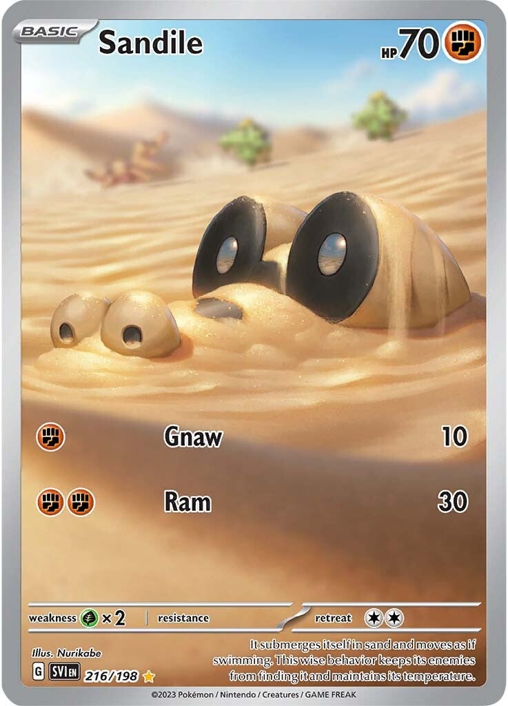 Sandile (216/198) [Scarlet & Violet: Base Set] | Game Master's Emporium (The New GME)