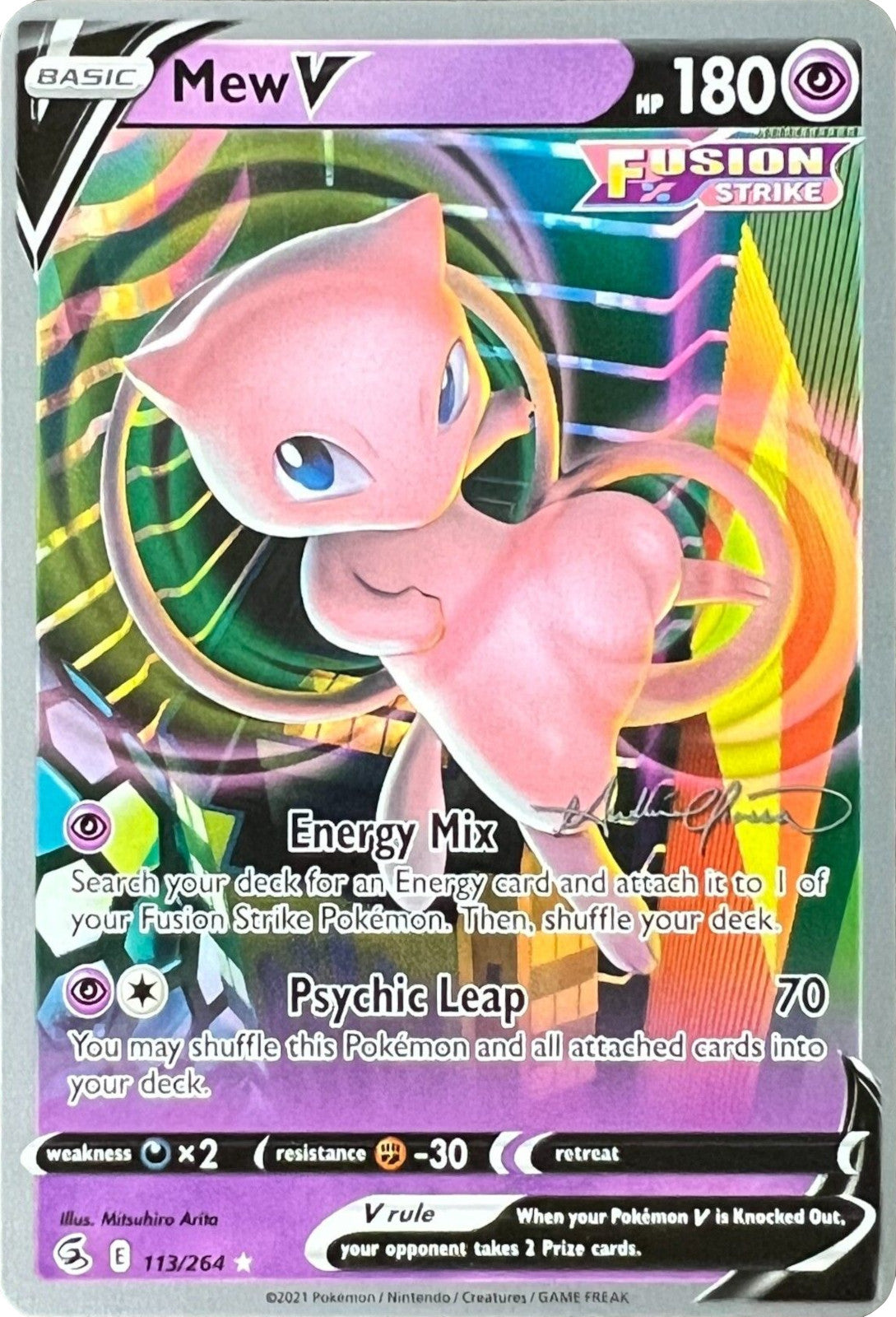 Mew V (113/264) (The Shape of Mew - Andre Chiasson) [World Championships 2022] | Game Master's Emporium (The New GME)