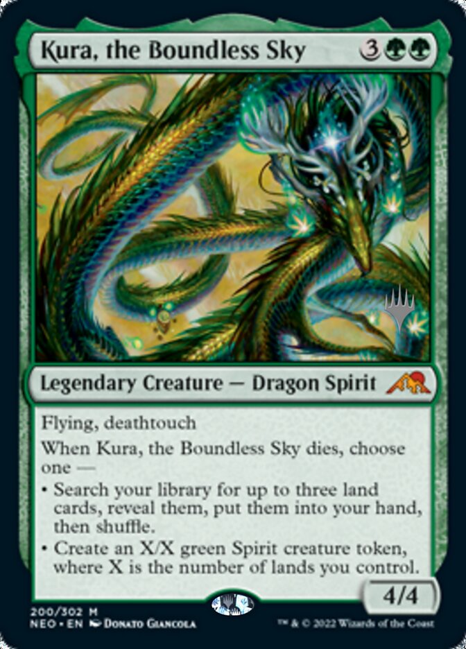 Kura, the Boundless Sky (Promo Pack) [Kamigawa: Neon Dynasty Promos] | Game Master's Emporium (The New GME)