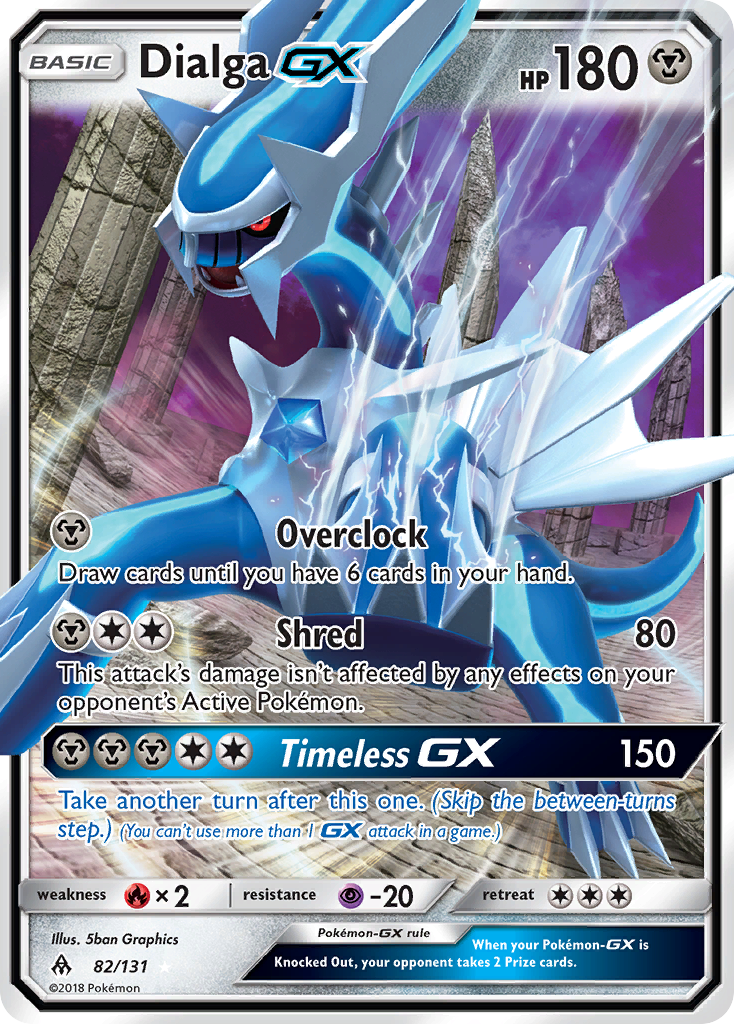 Dialga GX (82/131) [Sun & Moon: Forbidden Light] | Game Master's Emporium (The New GME)