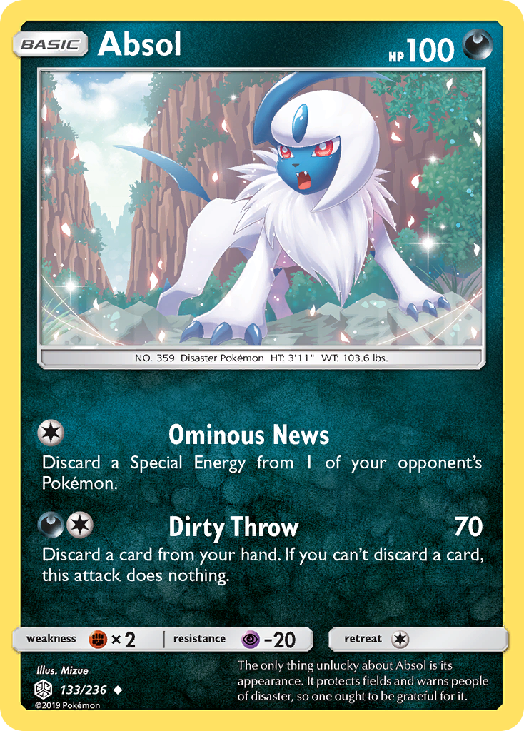 Absol (133/236) [Sun & Moon: Cosmic Eclipse] | Game Master's Emporium (The New GME)
