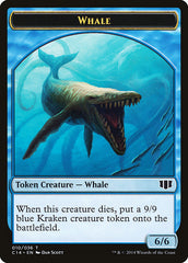 Whale // Zombie (011/036) Double-Sided Token [Commander 2014 Tokens] | Game Master's Emporium (The New GME)