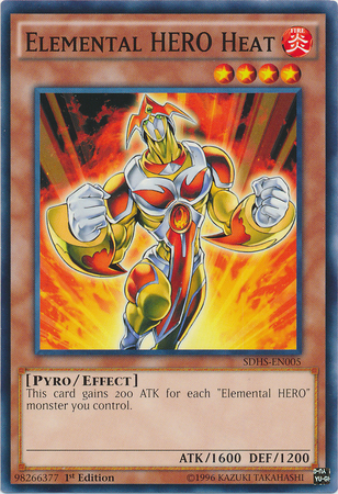 Elemental Hero Heat [SDHS-EN005] Common | Game Master's Emporium (The New GME)