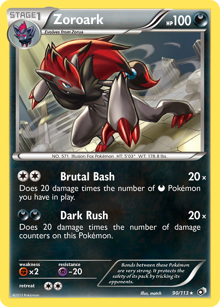 Zoroark (90/113) (Theme Deck Exclusive) [Black & White: Legendary Treasures] | Game Master's Emporium (The New GME)