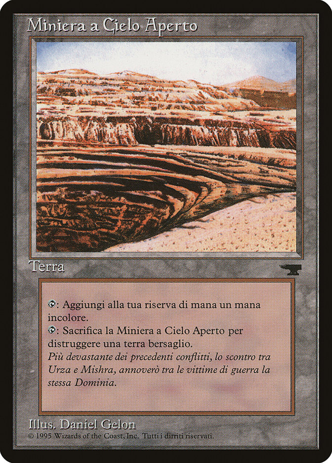 Strip Mine (Italian) - "Miniera a Cielo Aperto" [Rinascimento] | Game Master's Emporium (The New GME)