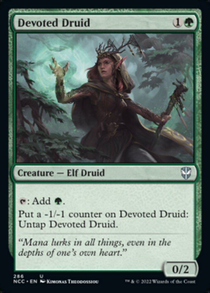 Devoted Druid [Streets of New Capenna Commander] | Game Master's Emporium (The New GME)