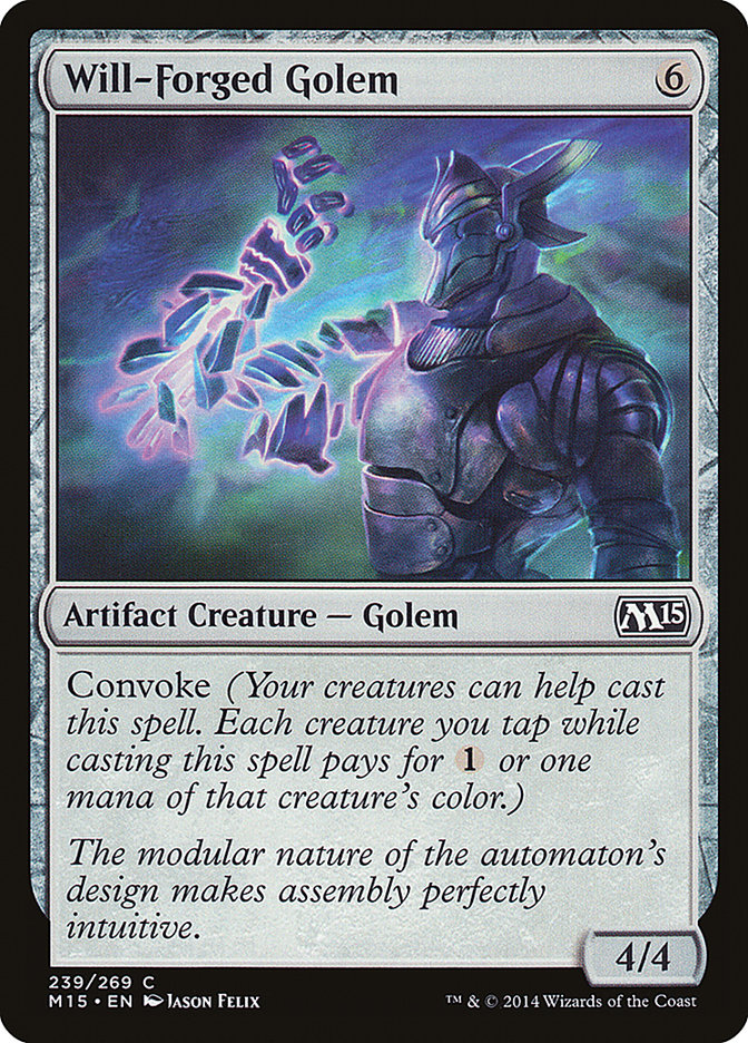 Will-Forged Golem [Magic 2015] | Game Master's Emporium (The New GME)