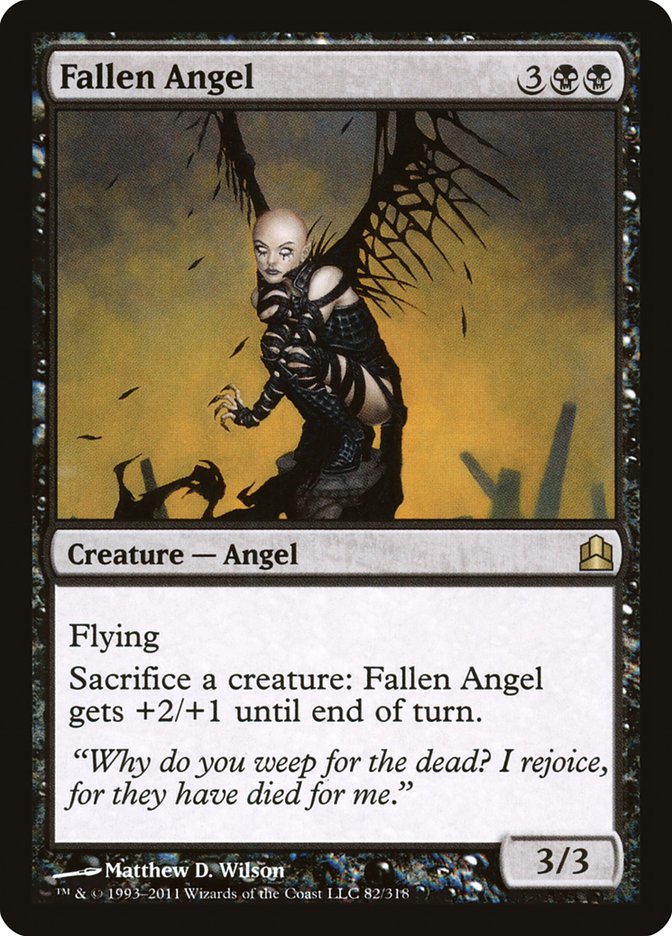 Fallen Angel [Commander 2011] | Game Master's Emporium (The New GME)